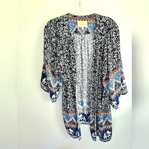 Skies Are Blue floral kimono